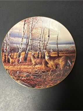 Terry Redlin “The Birch Line” Plate No. 8794C, Heartland Collection
